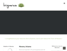 Tablet Screenshot of livingmarana.com